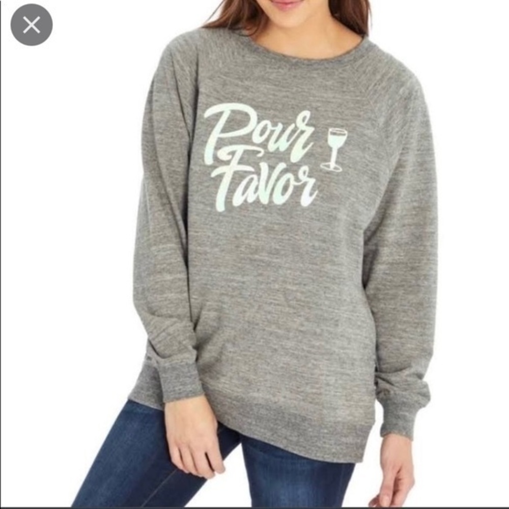 Wildfox pour favor statement sweatshirt medium